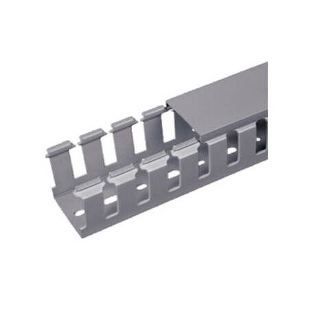 Panduit Slotted Duct, Halogen Free, 100mm X 75mm X 2M, NNC100X75LG2, PK 5 NNC100X75LG2